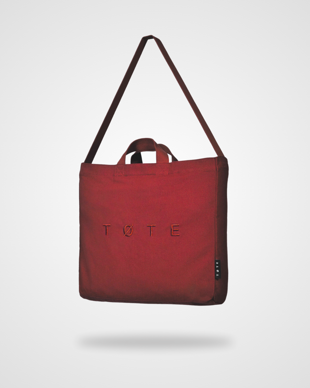 Burgundy Red TØTE Bag | Stitched | US
