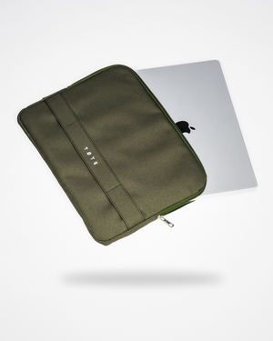 Khaki Green Laptop Sleeve | 16"
