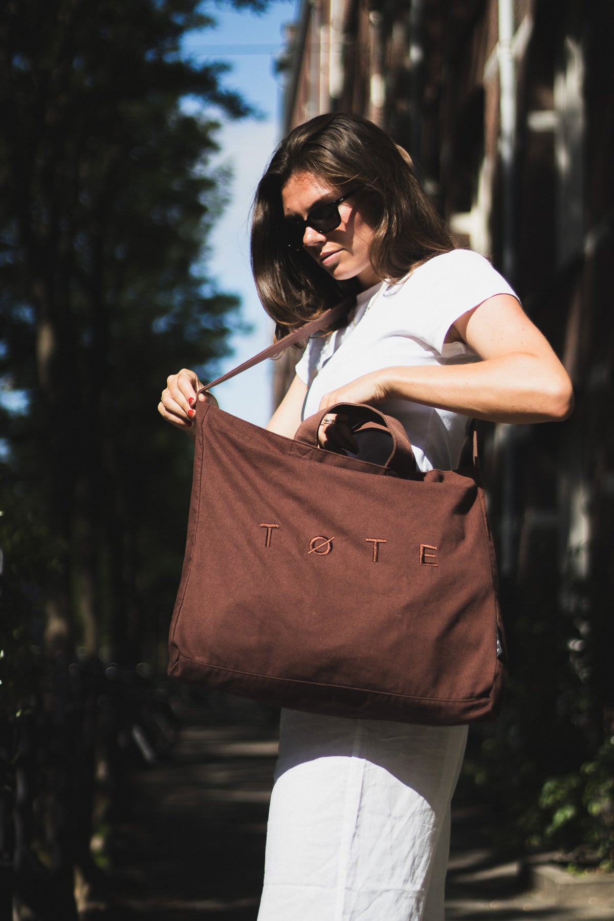 Brown TØTE Bag | Stitched