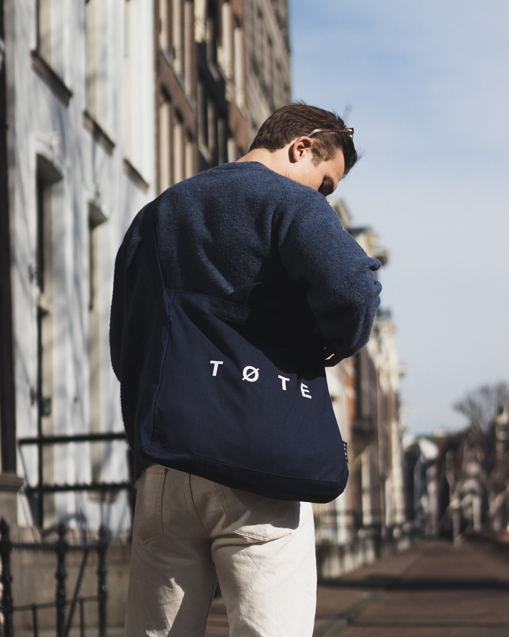 Navy Blue TØTE Bag | US