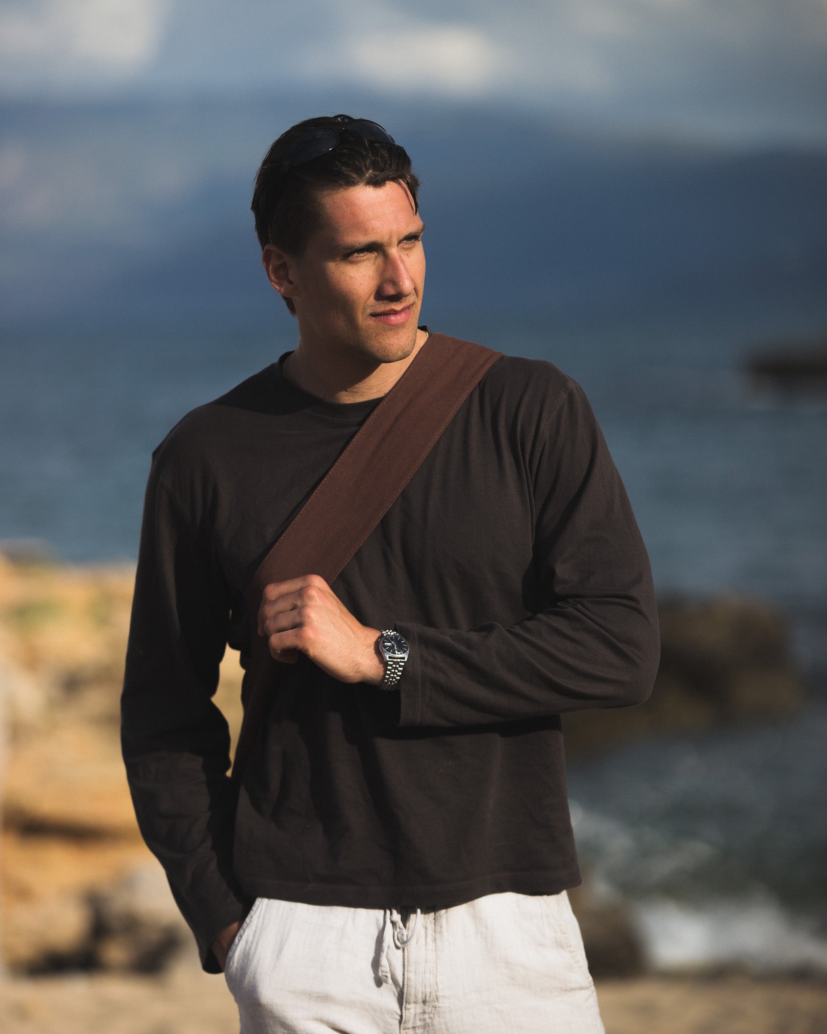 Wide-Strap TØTE Bag | Brown